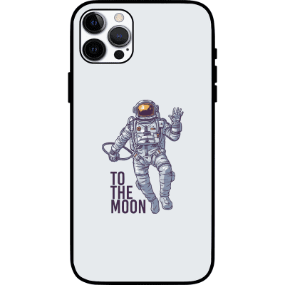 Bitcoin To The Moon iPhone 12 Pro Max Case - White