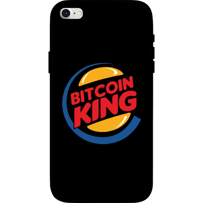 Bitcoin King iPhone SE (2020) Case - Black