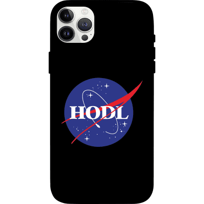 Hodl Nasa iPhone 13 Pro Max Case - Black