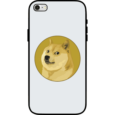 Dogecoin iPhone SE (2020) Case - White