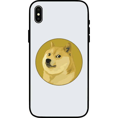 Dogecoin iPhone XS Case - White