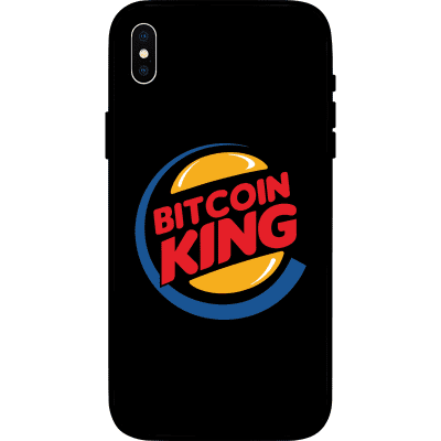 Bitcoin King iPhone XS Max Case - Black