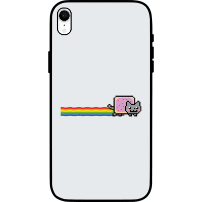 Nyan Cat iPhone XR Case - White