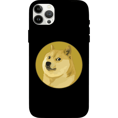 Dogecoin iPhone 13 Pro Case - Black