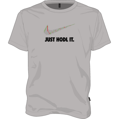 Just Hodl It T-shirt - Grey / S