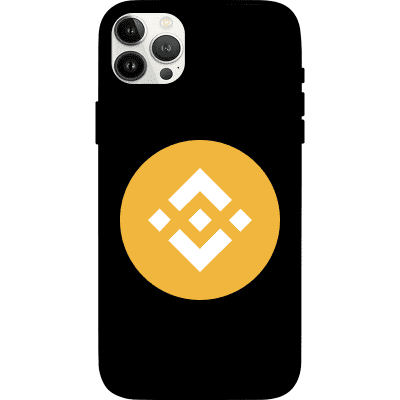 Binance Coin iPhone 13 Pro Max Case - Black