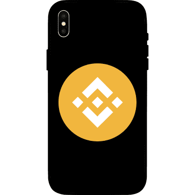 Binance Coin iPhone X Case - Black