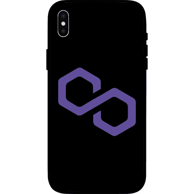 Polygon iPhone X Case - Black