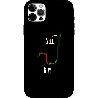 Buy Low Sell High iPhone 12 Pro Case - Black