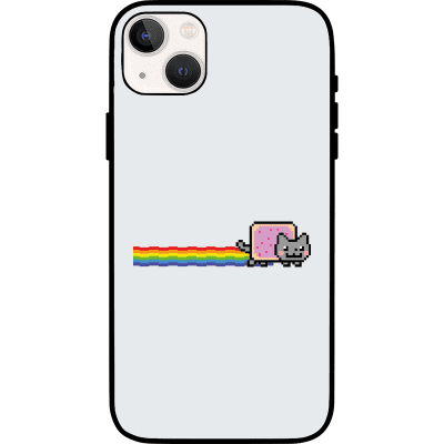 Nyan Cat iPhone 13 Case - White