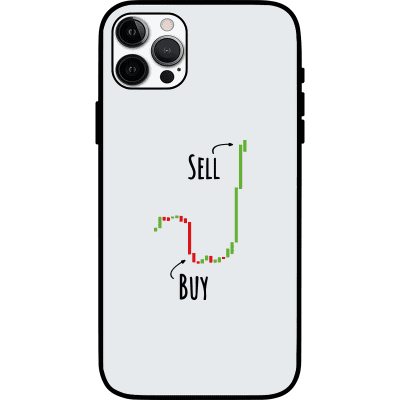 Buy Low Sell High iPhone 12 Pro Case - White