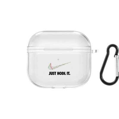 Just Hodl It AirPods (3rd generation) Case - Transparent