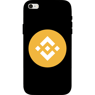 Binance Coin iPhone SE (2020) Case - Black