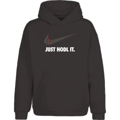 Just Hodl It Hoodie - Black / M