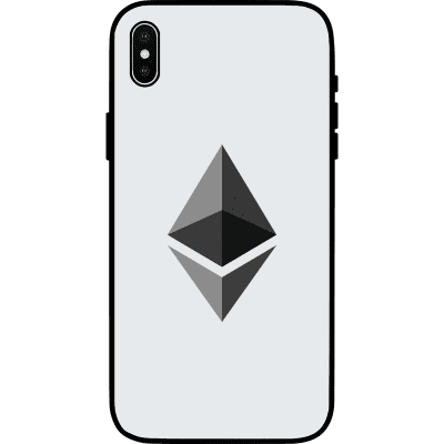 Ethereum iPhone XS Max Case - White