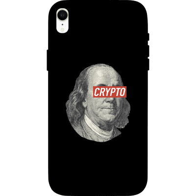 Benjamin Franklin Crypto iPhone XR Case - Black