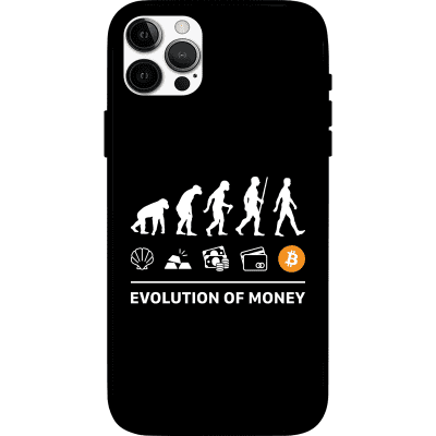 Evolution of Money iPhone 12 Pro Case - Black