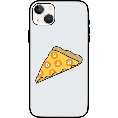 Bitcoin Pizza iPhone 13 mini Case - White