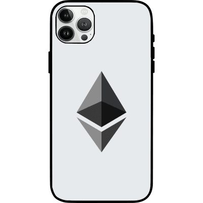 Ethereum iPhone 13 Pro Max Case - White