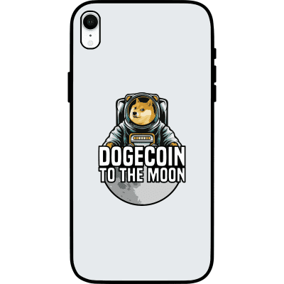 Dogecoin To The Moon iPhone XR Case - White