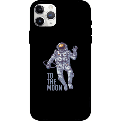 Bitcoin To The Moon iPhone 11 Pro Max Case - Black