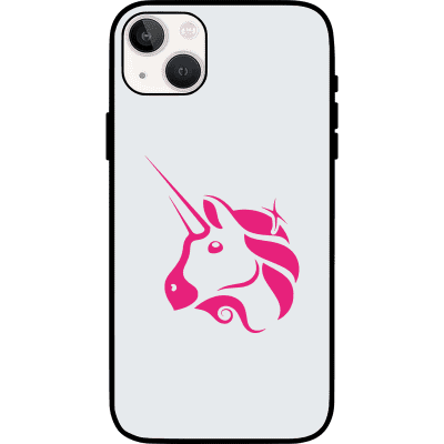 Uniswap iPhone 13 mini Case - White