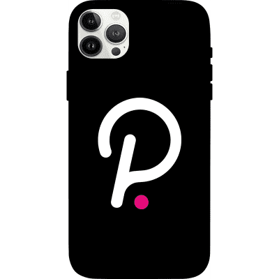 Polkadot iPhone 13 Pro Max Case - Black