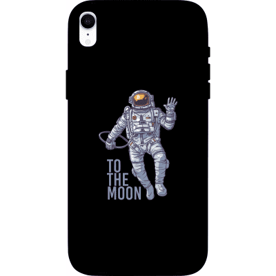 Bitcoin To The Moon iPhone XR Case - Black