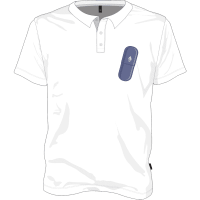 Ethereum Blue Pill Polo T-shirt - White / XL