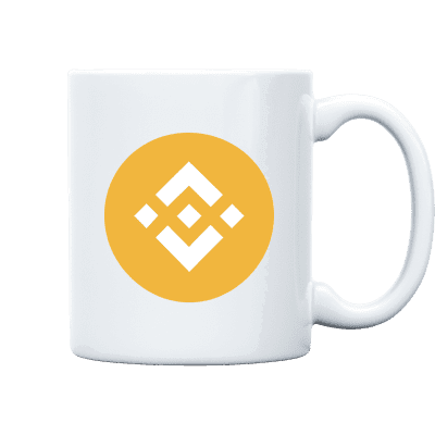 Binance Coin Mug - White