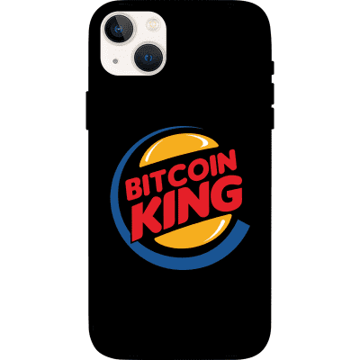 Bitcoin King iPhone 13 Case - Black