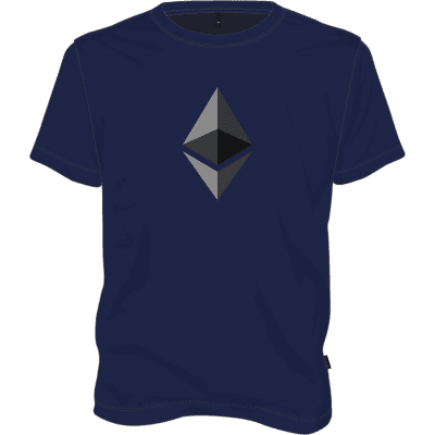 Ethereum T-shirt - Navy Blue / M