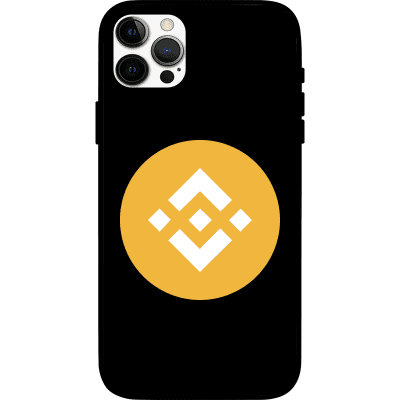 Binance Coin iPhone 12 Pro Case - Black