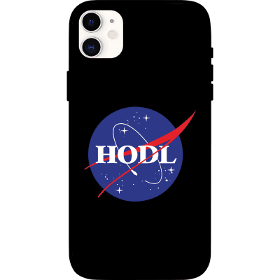 Hodl Nasa iPhone 11 Case - Black