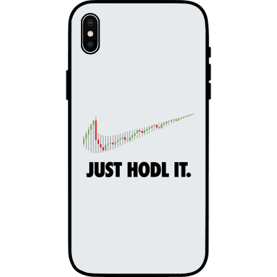 Just Hodl It iPhone XS Case - White