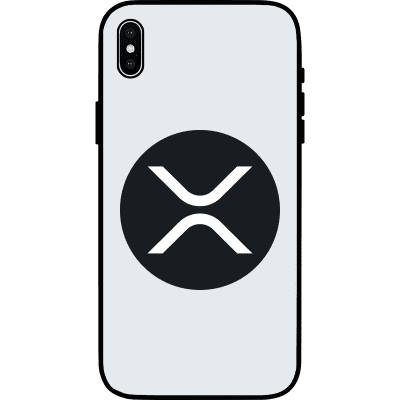 Ripple iPhone X Case - White