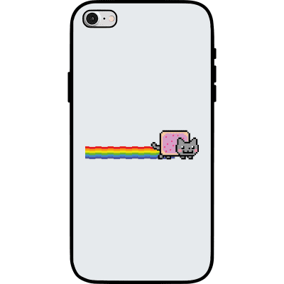 Nyan Cat iPhone SE (2020) Case - White