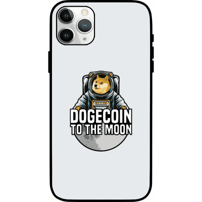 Dogecoin To The Moon iPhone 11 Pro Max Case - White