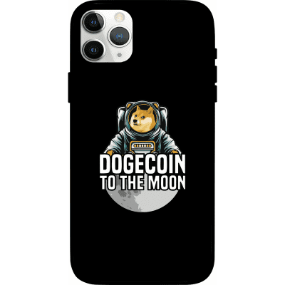 Dogecoin To The Moon iPhone 11 Pro Case - Black