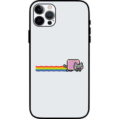 Nyan Cat iPhone 12 Pro Case - White