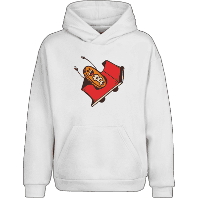 Bitcoin Roller Coaster Hoodie - White / XXL