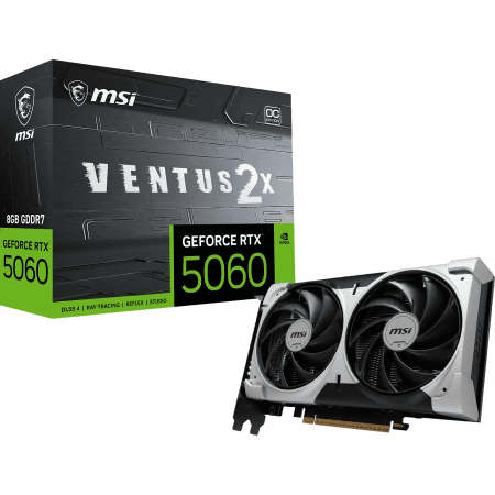 MSI Ventus 2x GeForce RTX 5060 - 8 GB - Overclocked