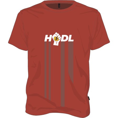 Bitcoin Hodl T-shirt - Red / M