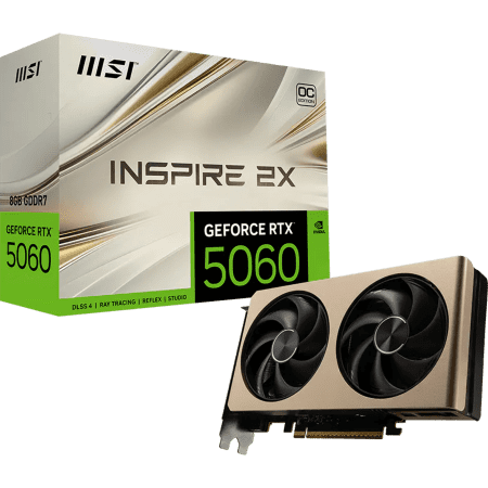 MSI Inspire 2x GeForce RTX 5060 - 8 GB - Overclocked