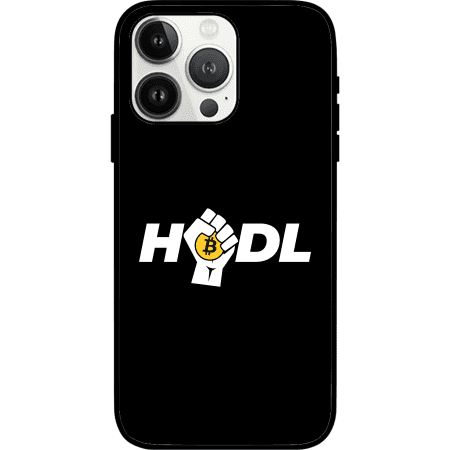 Bitcoin Hodl iPhone 14 Pro Max Case - Black