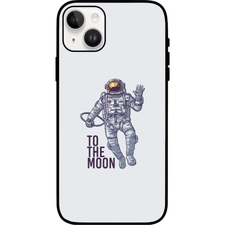 Bitcoin To The Moon iPhone 15 Plus Case - White