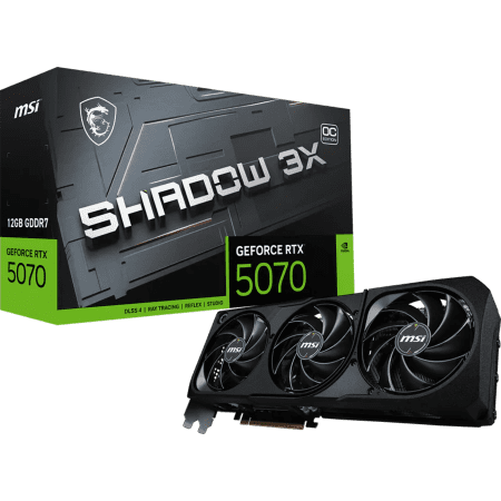 MSI Shadow 3x GeForce RTX 5070 - 12 GB - Overclocked