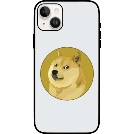 Dogecoin iPhone 14 Plus Case - White