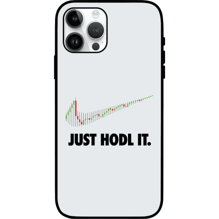 Just Hodl It iPhone 15 Pro Max Case - White