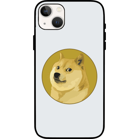 Dogecoin iPhone 13 Case - White